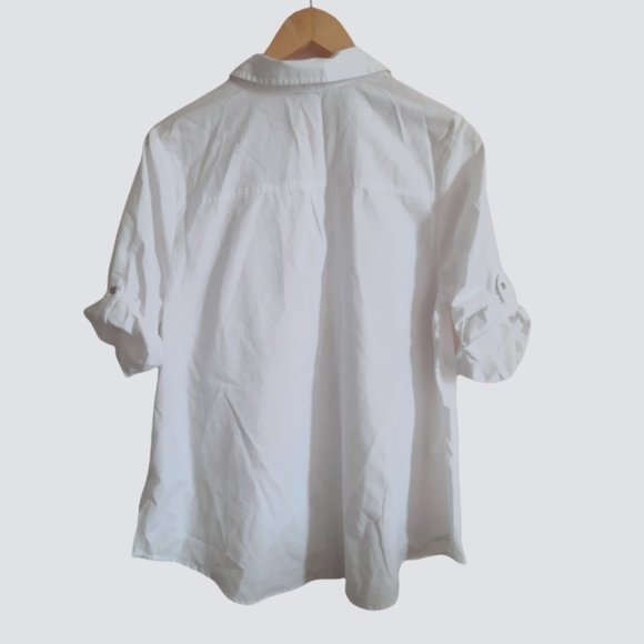 Reitmans White Dress Shirt (16) - Picture 2 of 4